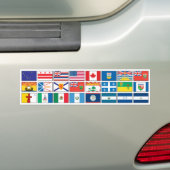 Vlaggenreeks - #3 bumpersticker (Op auto)