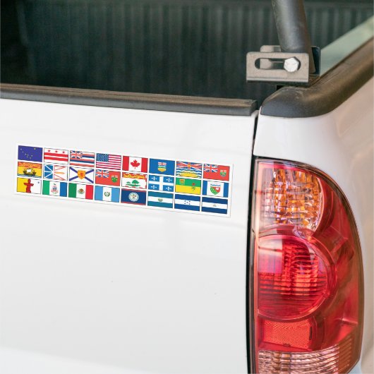 Vlaggenreeks - #3 bumpersticker (Op Truck)