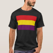 VlaggenRepubliek Spanje - Bandera República España T-shirt (Voorkant)