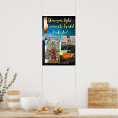 Vlaggenschip Deel uw Licht Poster (Keuken)