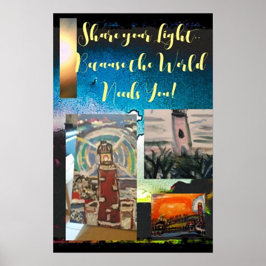 Vlaggenschip Deel uw Licht Poster (Voorkant)