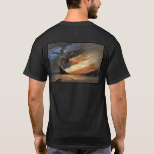 Vlaggenschip van rebellen in Amerikaanse Burgeroor T-shirt