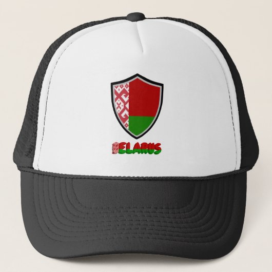Vlaggenschipper van Wit-Rusland Trucker Pet (Voorkant)
