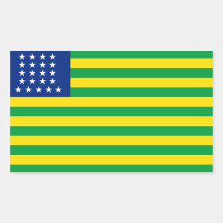 Vlaggenschippers van de Verenigde Staten van Brazi Rechthoekige Sticker