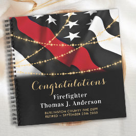 Vlaggenschokdemper Thin Red Line Flag Guest Notitieboek