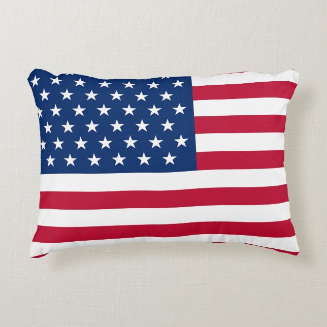 VlaggenSierkussen Verenigde Staten Decoratief Kussen (Voorkant)