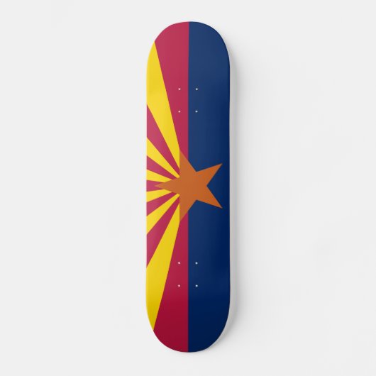 Vlaggenskateboard van de staat Arizona Persoonlijk Skateboard (Voorkant)