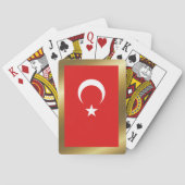 Vlaggenspeelkaarten voor Turkije Pokerkaarten (Achterkant)