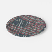  Vlaggenstaat noemt woorden kunst Papieren Bordje (Gekanteld)