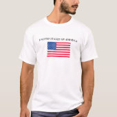 vlaggenstaat, VERENIGDE STATEN VAN AMERIKA T-shirt (Voorkant)