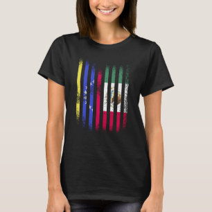 Vlaggenstakken van Venezuela - vlag Mexico - Groen T-shirt