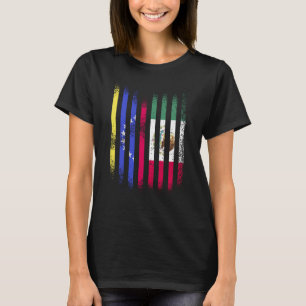 Vlaggenstakken van Venezuela - vlag Mexico - Groen T-shirt