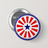 Vlaggensticker Ronde Button 5,7 Cm (Voorkant /achterkant)