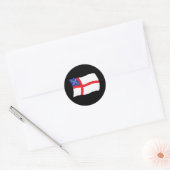 Vlaggensticker van de Amerikaanse episcopale kerk Ronde Sticker (Envelop)
