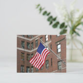 vlaggenstok briefkaart (Staand voorkant)