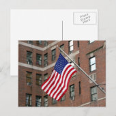 vlaggenstok briefkaart (Voorkant / Achterkant)