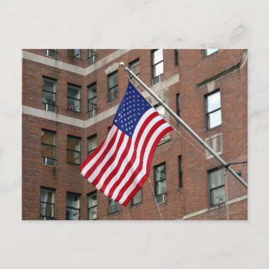 vlaggenstok briefkaart (Voorkant)