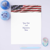 Vlaggenstok voor de vlag van de VS Flyer (Enkel)