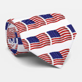 VlaggenStropdas van de Verenigde Staten van Amerik Stropdas (Opgerold)