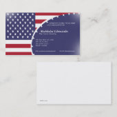 VlaggenVisitekaartje Verenigde Staten Visitekaartje (Voorkant / Achterkant)