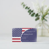 VlaggenVisitekaartje Verenigde Staten Visitekaartje (Staand voorkant)