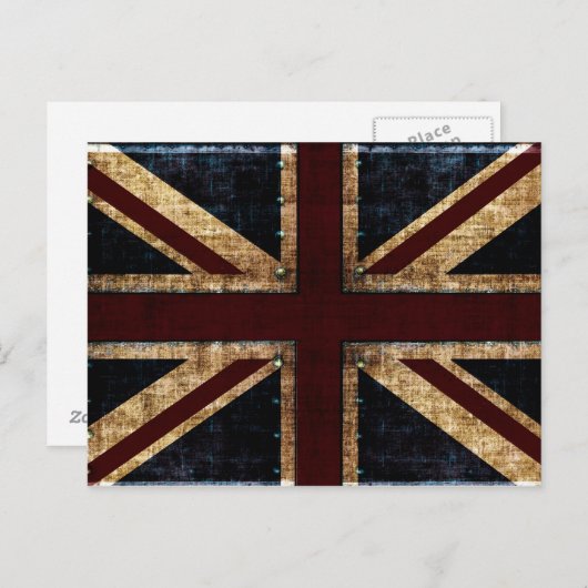 Vlaggenvlag briefkaart (Voorkant / Achterkant)