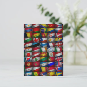 Vlaggenvlag collectie briefkaart