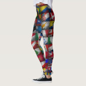 Vlaggenvlag collectie leggings (Links)