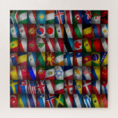 Vlaggenvlag collectie legpuzzel (Horizontaal)