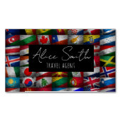 Vlaggenvlag collectie magnetisch visitekaartje (Voorkant)