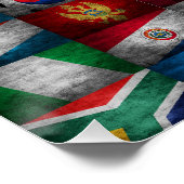 Vlaggenvlag collectie perfect poster (Hoek)