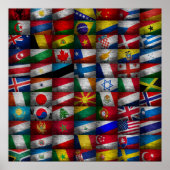 Vlaggenvlag collectie poster (Voorkant)