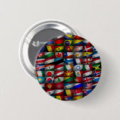 Vlaggenvlag collectie ronde button 5,7 cm (Voorkant /achterkant)