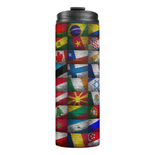 Vlaggenvlag collectie thermosbeker (Voorkant)