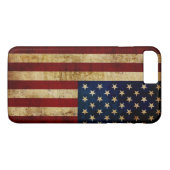 Vlaggenvlag (VS/Grunged) Case-Mate iPhone Case (Achterkant (Horizontaal))