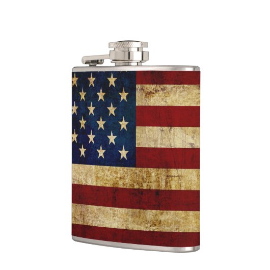 Vlaggenvlag (VS/Grunged) Heupfles (Links)