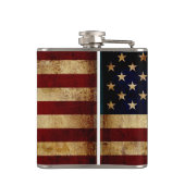 Vlaggenvlag (VS/Grunged) Heupfles (Achterkant)