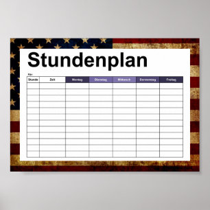 Vlaggenvlag (VS/Grunged) Poster