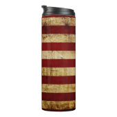 Vlaggenvlag (VS/Grunged) Thermosbeker (Geroteerd rechts)