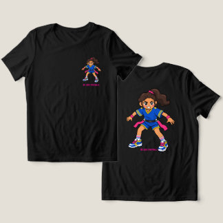 Vlaggenvoetbal Cartoon Tri-Blend Shirt