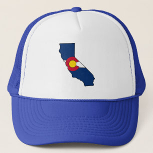 Vlaggenvrachtwagen uit Californië Trucker Pet