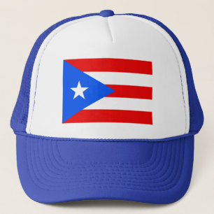 Vlaggenvrachtwagen van Puerto Rico   Puerto Ricaan Trucker Pet