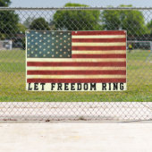Vlaggenvrijheidsbanner van de VS Spandoek (Insitu)
