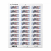 Vlaggevlieger Verenigde Staten Etiket (Full Sheet)