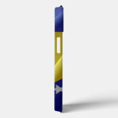 Vlaggolven van Bosnië en Herzegovina - Case-Mate iPhone Case (Achterkant / Rechts)