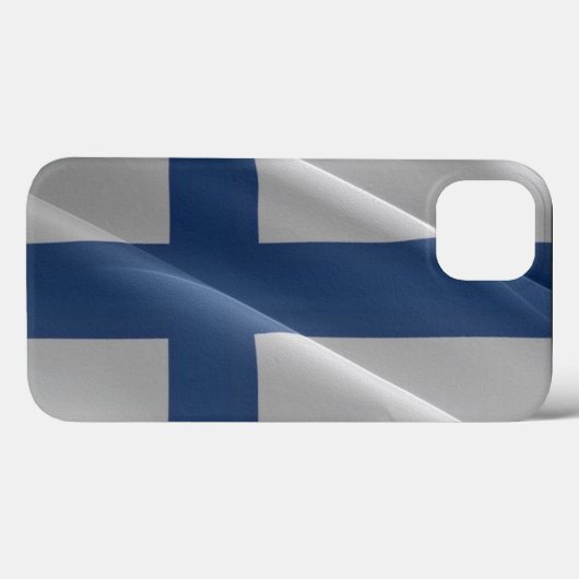 Vlaggolven van Finland - Case-Mate iPhone Case (Achterkant (horizontaal))