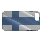 Vlaggolven van Finland - Case-Mate iPhone Case (Achterkant (Horizontaal))