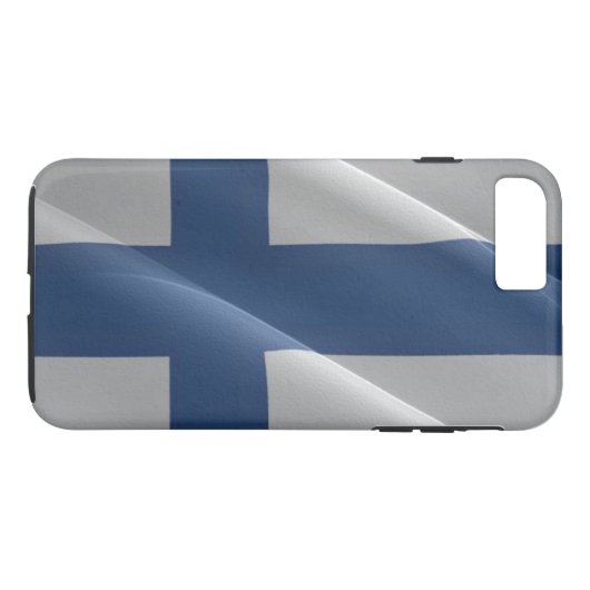 Vlaggolven van Finland - Case-Mate iPhone Case (Achterkant (Horizontaal))