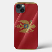 Vlaggolven van Montenegro - Case-Mate iPhone Case (Achterkant)