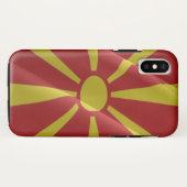 Vlaggolven van Noord-Macedonië - Case-Mate iPhone Case (Achterkant (horizontaal))